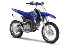New 2017 YAMAHA TT-R110E TEAM YAMAHA BLUE SMALL PACKAGE ‑ BIG FUN – Big fun for the whole family, the TT‑R110E begs to be ridden by everyone from bigger kids to adults.